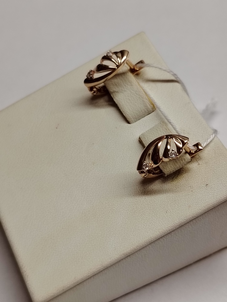 СЕРЬГИ С КАМНЯМИ (Au 585)