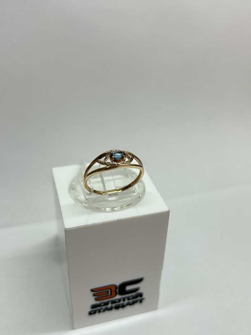 КОЛКМИ585 КОЛЬЦО С КАМНЯМИ (Au 585)