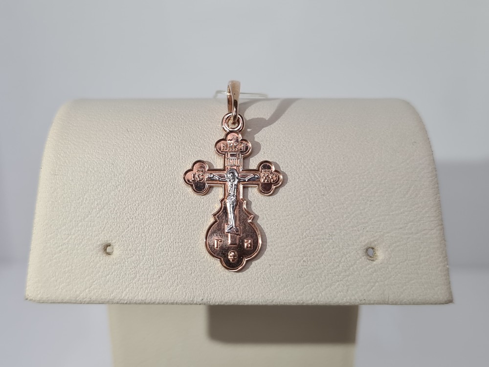 ПОДВЕСКА КРЕСТ без камня (Au 585)