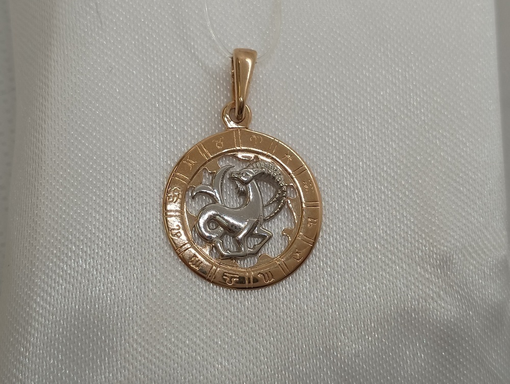 5234/козерог ПОДВЕСКА ЗНАК ЗОДИАКА КОЗЕРОГ (Au 585)