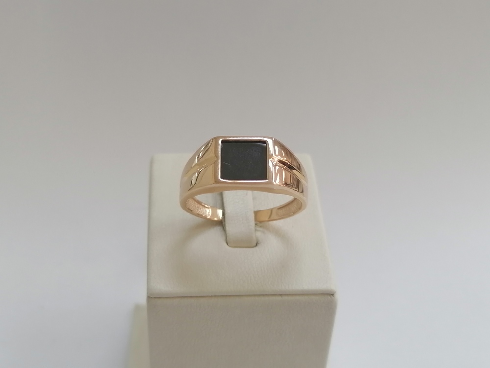 ПЕЧАТКА С КАМНЕМ (Au 585)