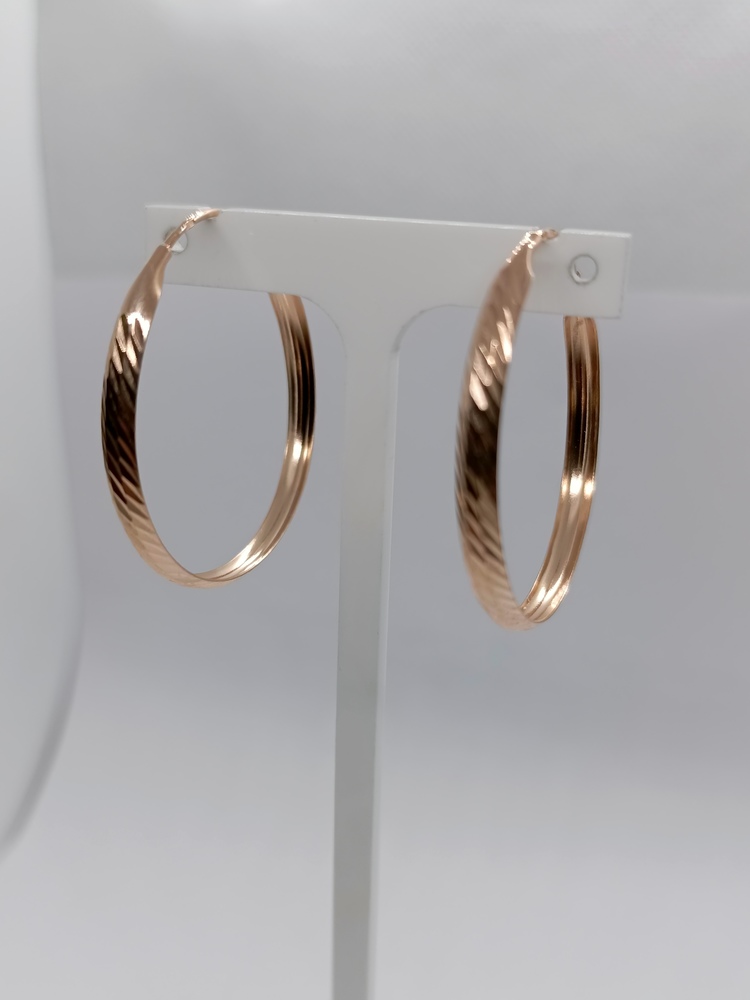 СБКМ585 СЕРЬГИ БЕЗ КАМНЯ (Au 585)