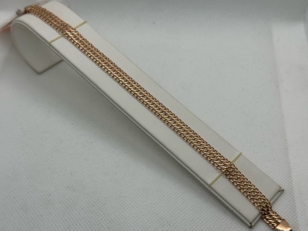 БРАСЛЕТ ПОЛНОВЕСНЫЙ Восьмерка (Au 585)