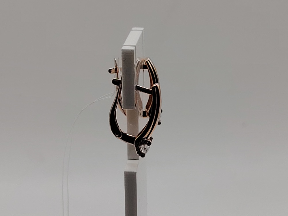 СЕРЬГИ С КАМНЯМИ (Au 585)