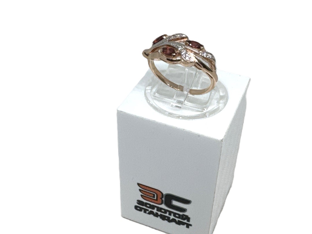 КОЛКМИ585 КОЛЬЦО С КАМНЯМИ (Au 585)