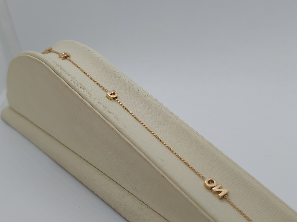 БРАСЛЕТ ПОЛНОВЕСНЫЙ Фантазия Au 585