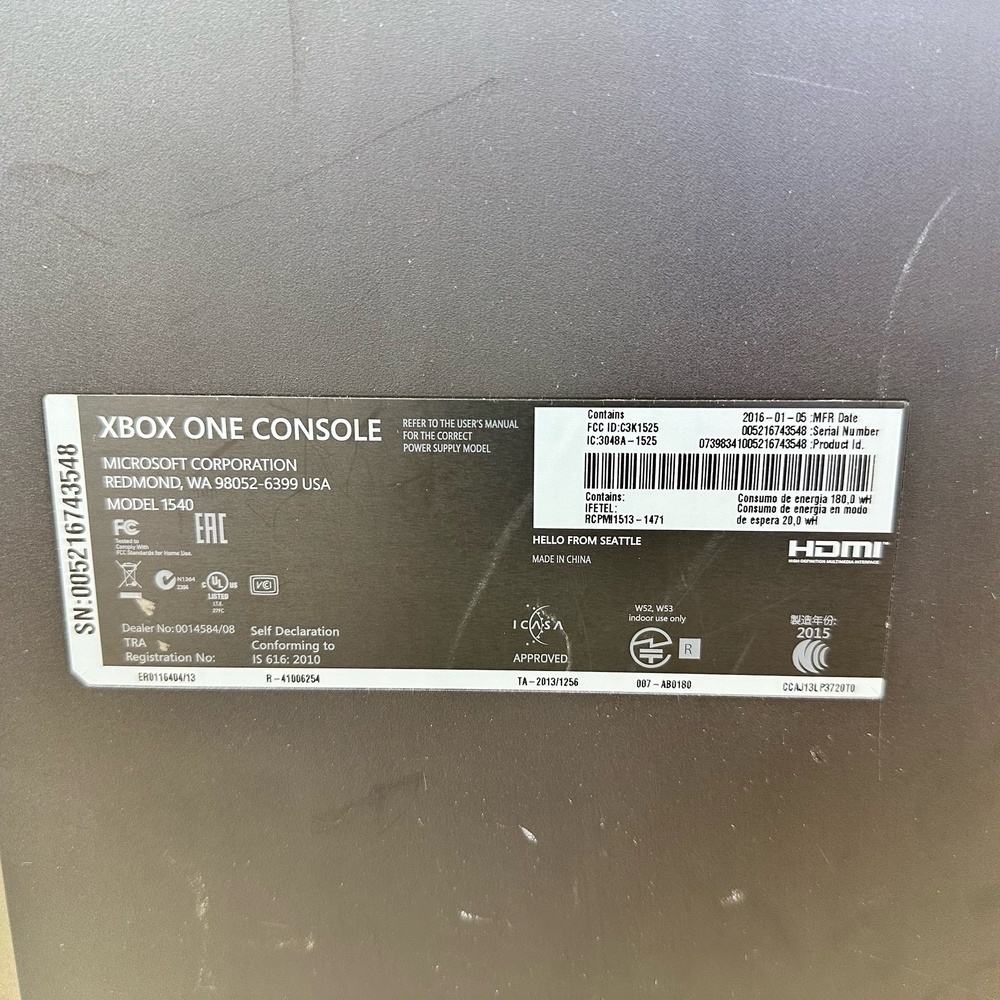 Игровая приставка Xbox One 500Gb