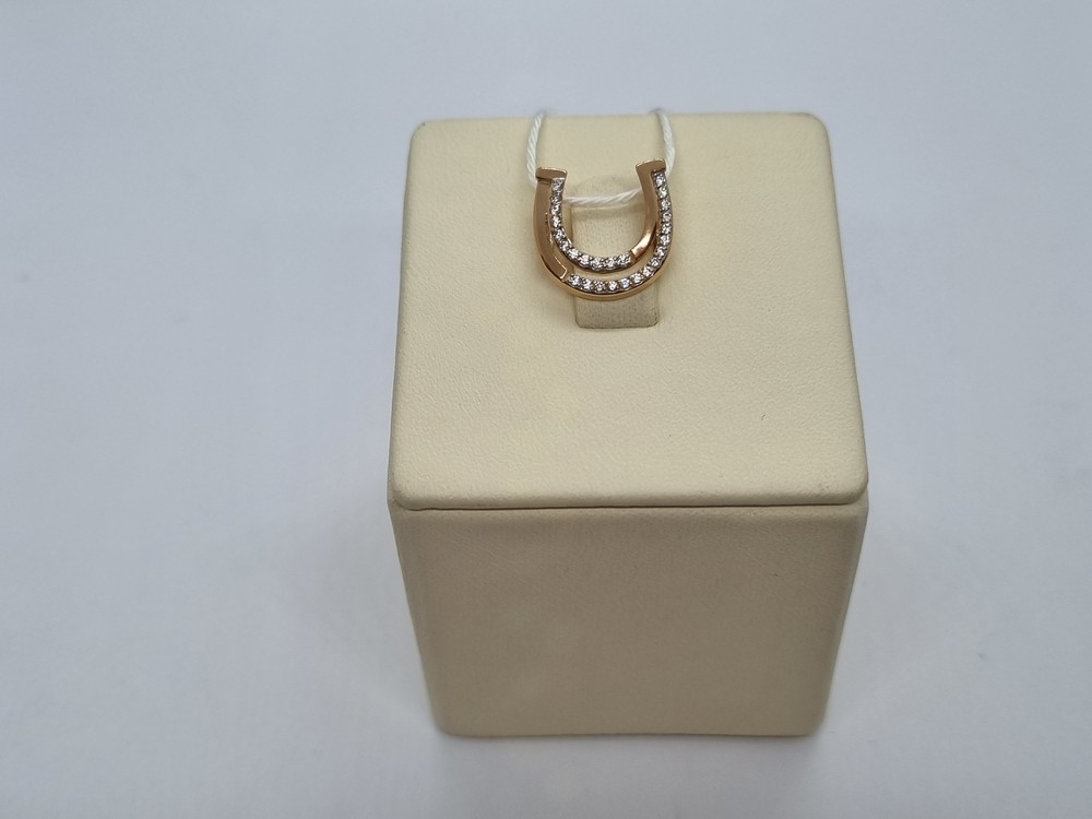 ПОДКМИ585 ПОДВЕСКА С КАМНЯМИ (Au 585)