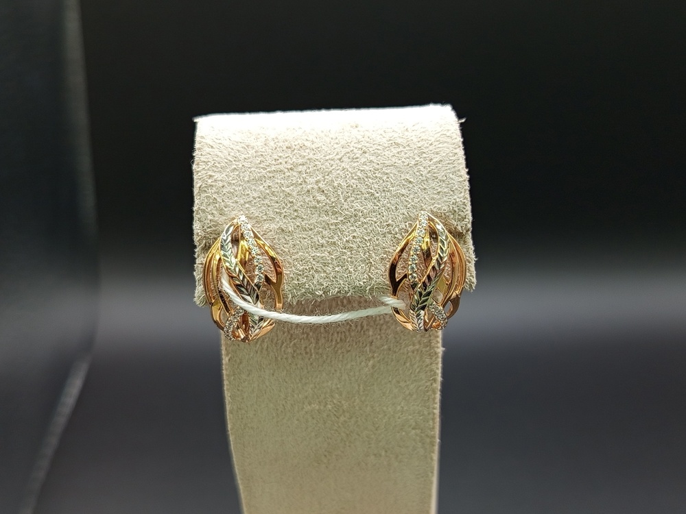 СЕРЬГИ С КАМНЯМИ (Au 585)