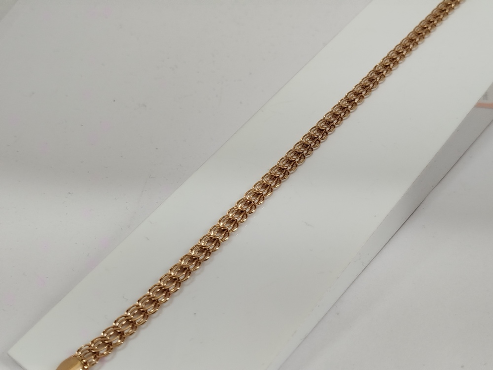 БРАСЛЕТ ПОЛНОВЕСНЫЙ Итальянка Au 585