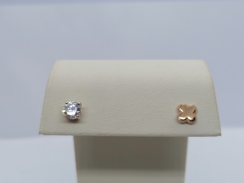 СЕРЬГИ С КАМНЕМ (Au 585)