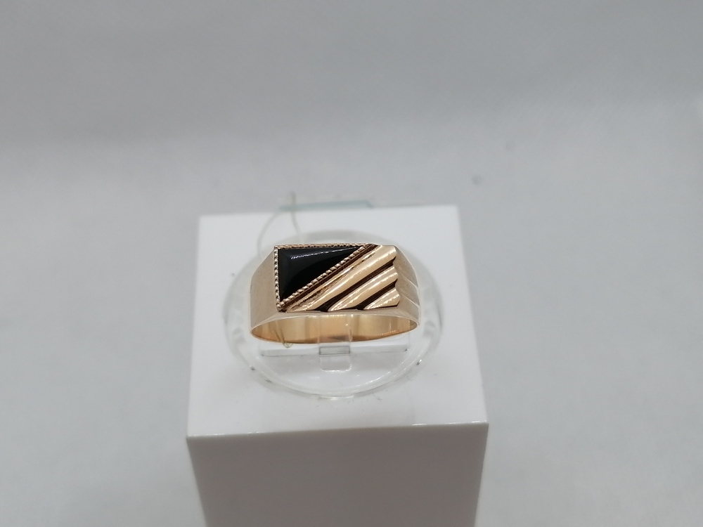 ПЕЧАТКА С КАМНЕМ (Au 585)