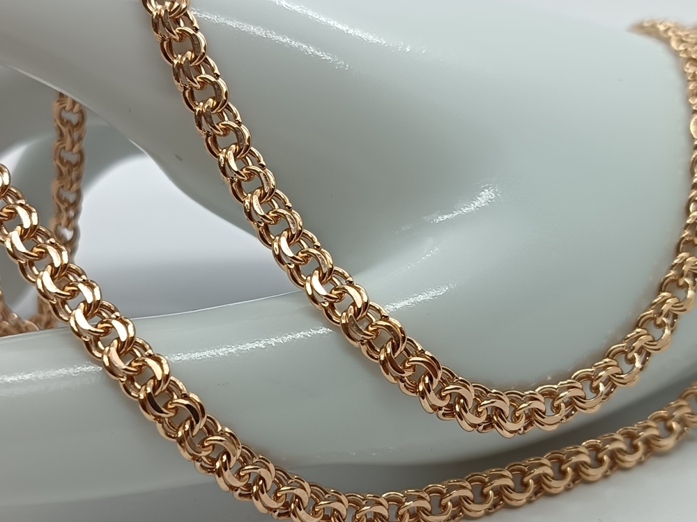 ЦЕПЬ ПУСТОТЕЛАЯ Бисмарк (Au 585)