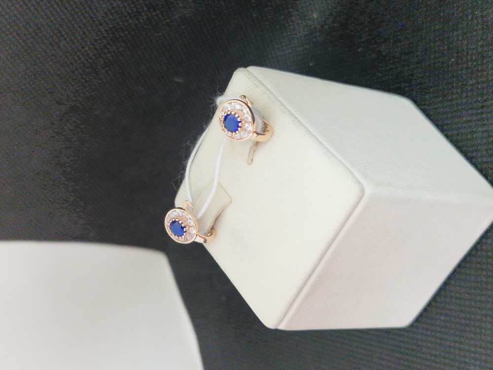 СЕРЬГИ С КАМНЯМИ (Au 585)