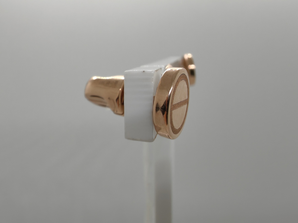 СЕРЬГИ ПУСЕТЫ без камня (Au 585)