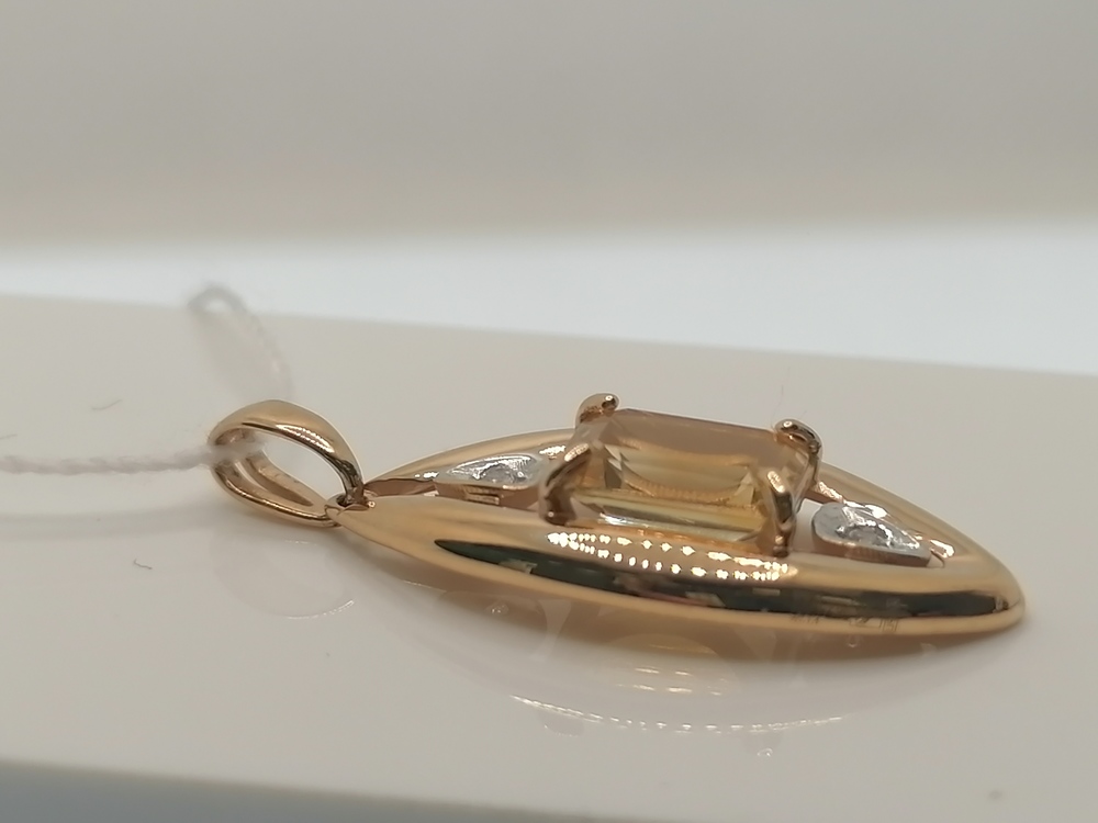 ПОДВЕСКА С КАМНЯМИ (Au 585)