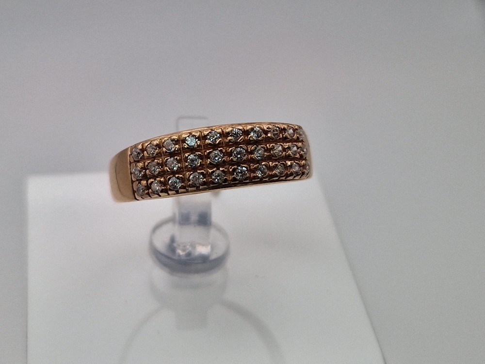 КОЛКМИ585 КОЛЬЦО С КАМНЯМИ (Au 585)