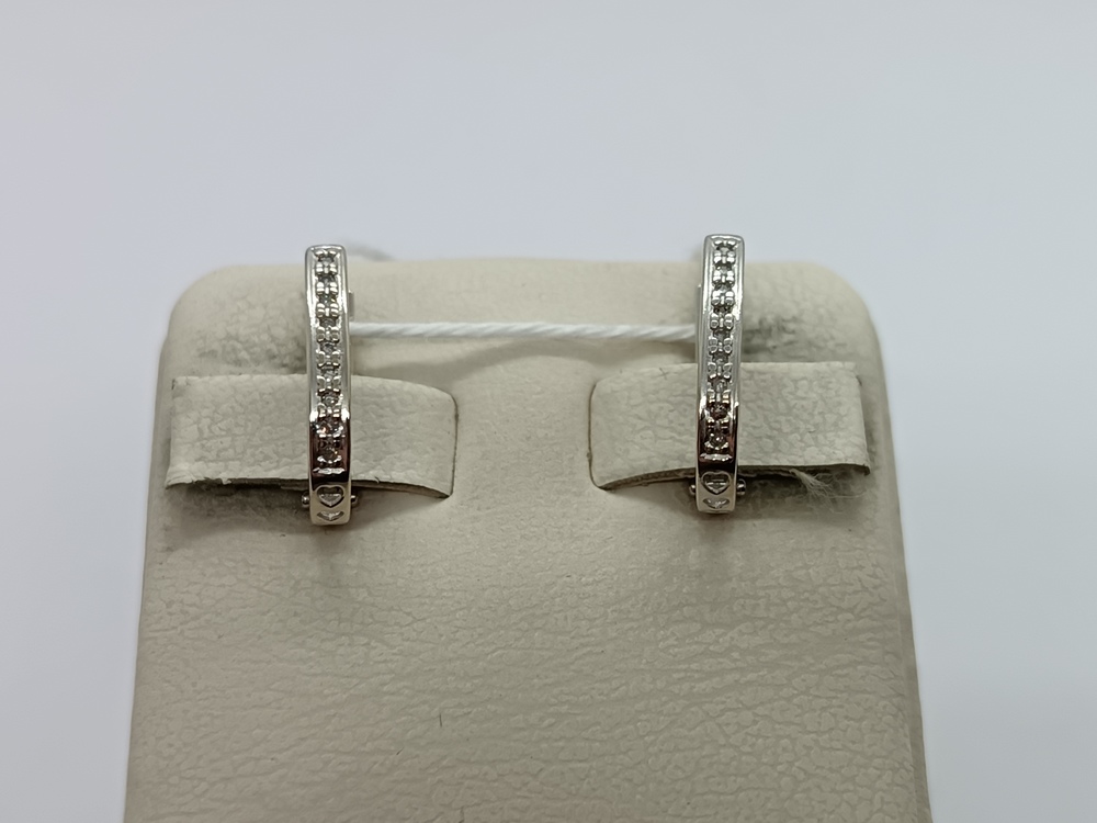 СКМИ585 СЕРЬГИ С КАМНЯМИ (Au 585)