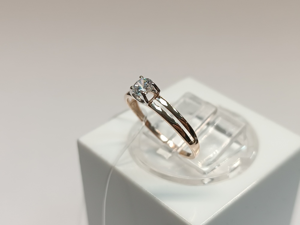 КОЛЬЦО С КАМНЕМ (Au 585)