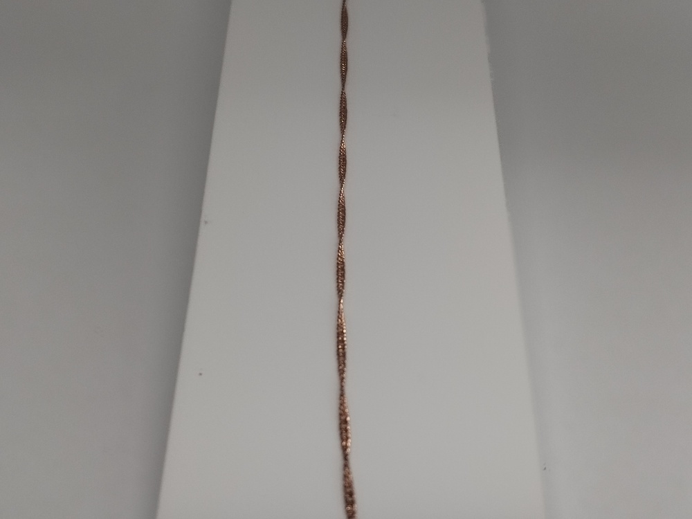 БРАСЛЕТ ПОЛНОВЕСНЫЙ Сингапур Au 585