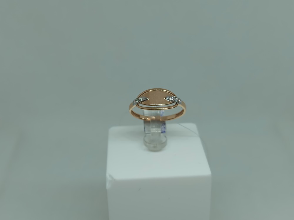 КОЛЬЦО С КАМНЯМИ (Au 585)