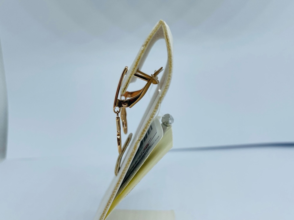 СЕРЬГИ БЕЗ КАМНЯ (Au 585)