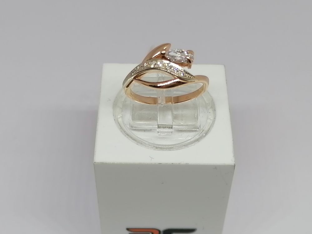 КОЛКМИ585 КОЛЬЦО С КАМНЯМИ (Au 585)