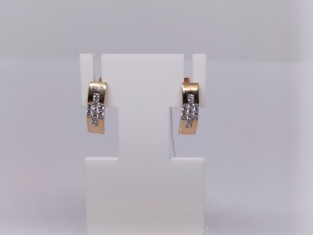 СЕРЬГИ С КАМНЯМИ (Au 585)