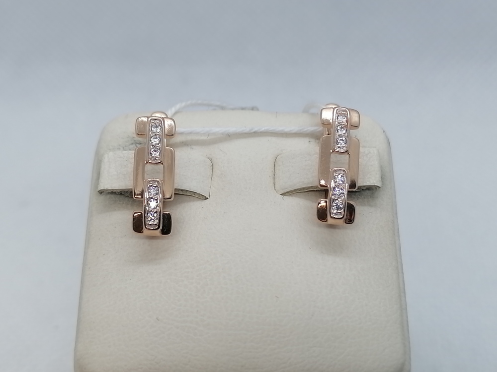 СЕРЬГИ С КАМНЯМИ (Au 585)