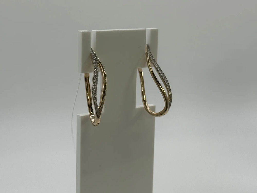 СЕРЬГИ С КАМНЯМИ (Au 585)