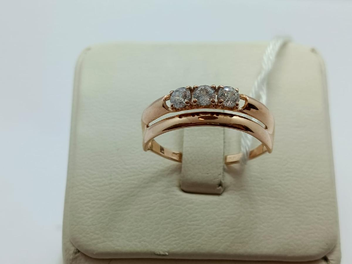 КОЛКМИ585 КОЛЬЦО С КАМНЯМИ (Au 585)