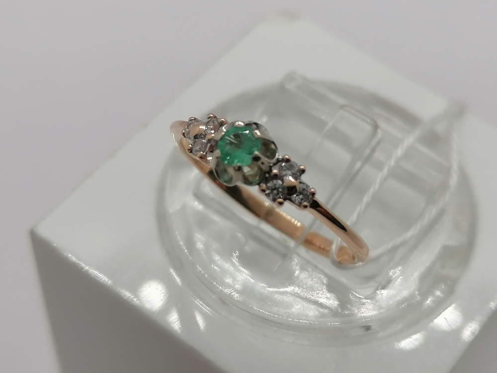 КОЛЬЦО БРИЛЛИАНТ Au 585