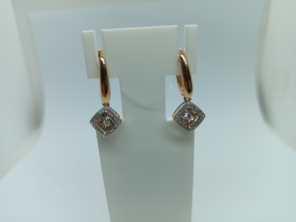 СЕРЬГИ БРИЛЛИАНТ (Au 585)