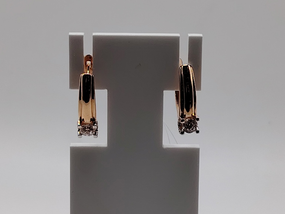 СЕРЬГИ С КАМНЯМИ (Au 585)