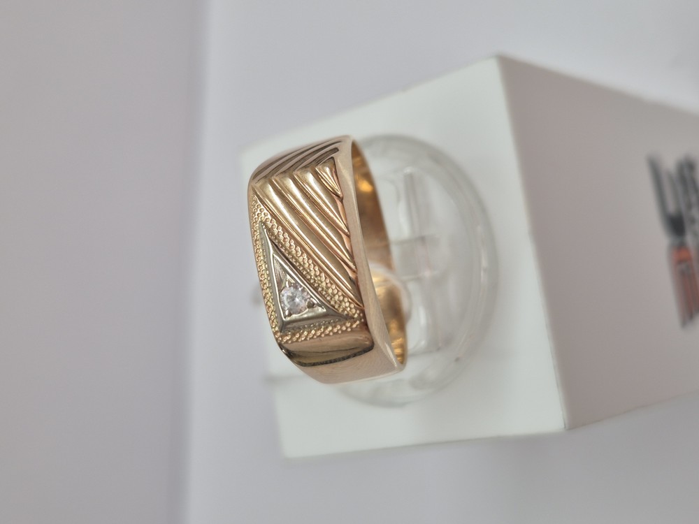 ПЕЧКМ585 ПЕЧАТКА С КАМНЕМ (Au 585)