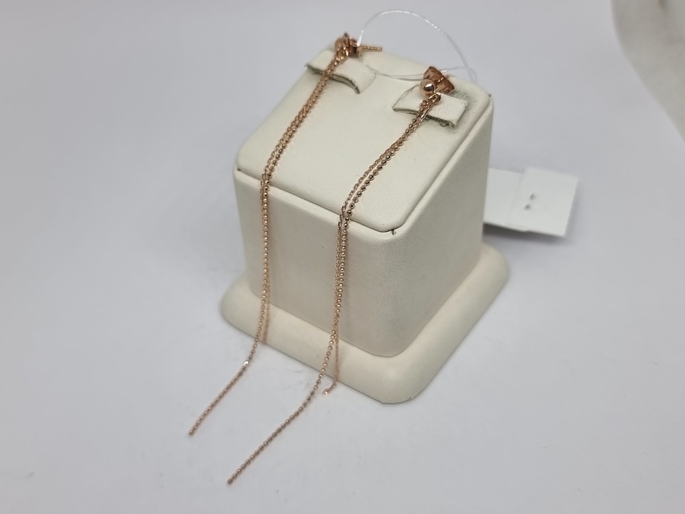 СЕРЬГИ ПУСЕТЫ без камня (Au 585)