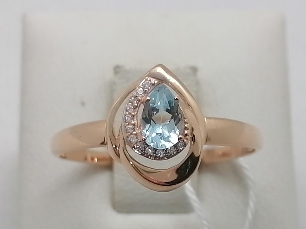 КОЛКМИ585 КОЛЬЦО С КАМНЯМИ (Au 585)