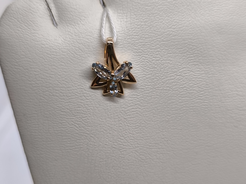 ПОДКМИ585 ПОДВЕСКА С КАМНЯМИ (Au 585)