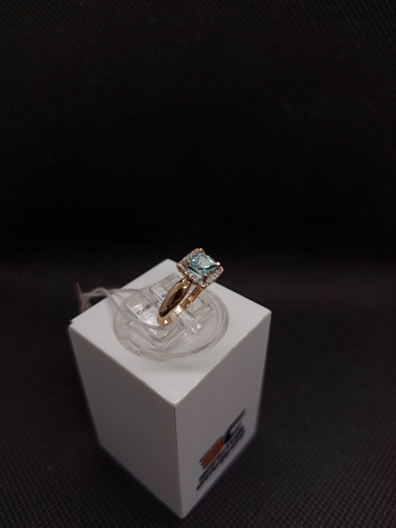 КОЛКМИ585 КОЛЬЦО С КАМНЯМИ (Au 585)