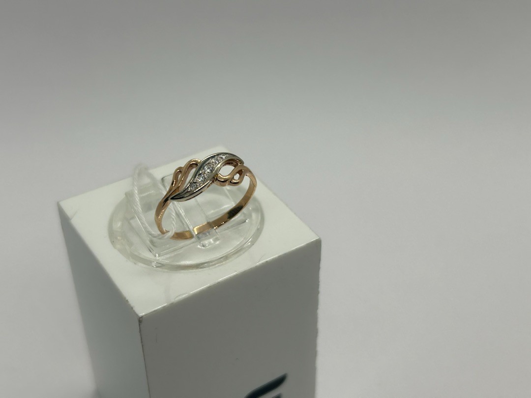 КОЛКМИ585 КОЛЬЦО С КАМНЯМИ (Au 585)