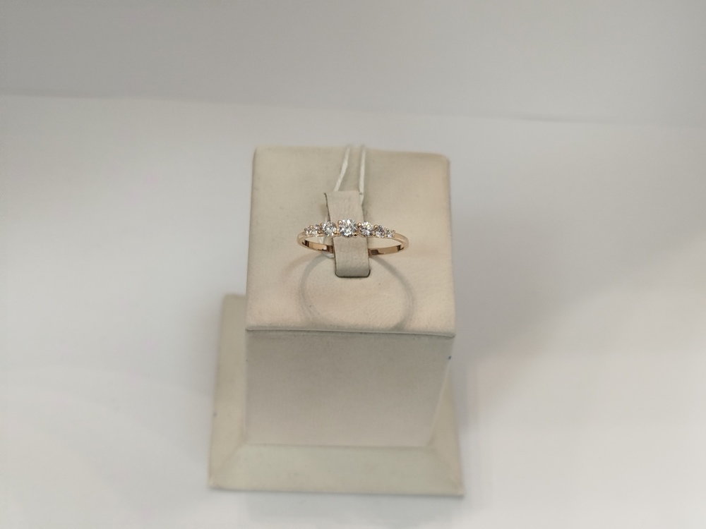 КОЛЬЦО С КАМНЯМИ (Au 585)