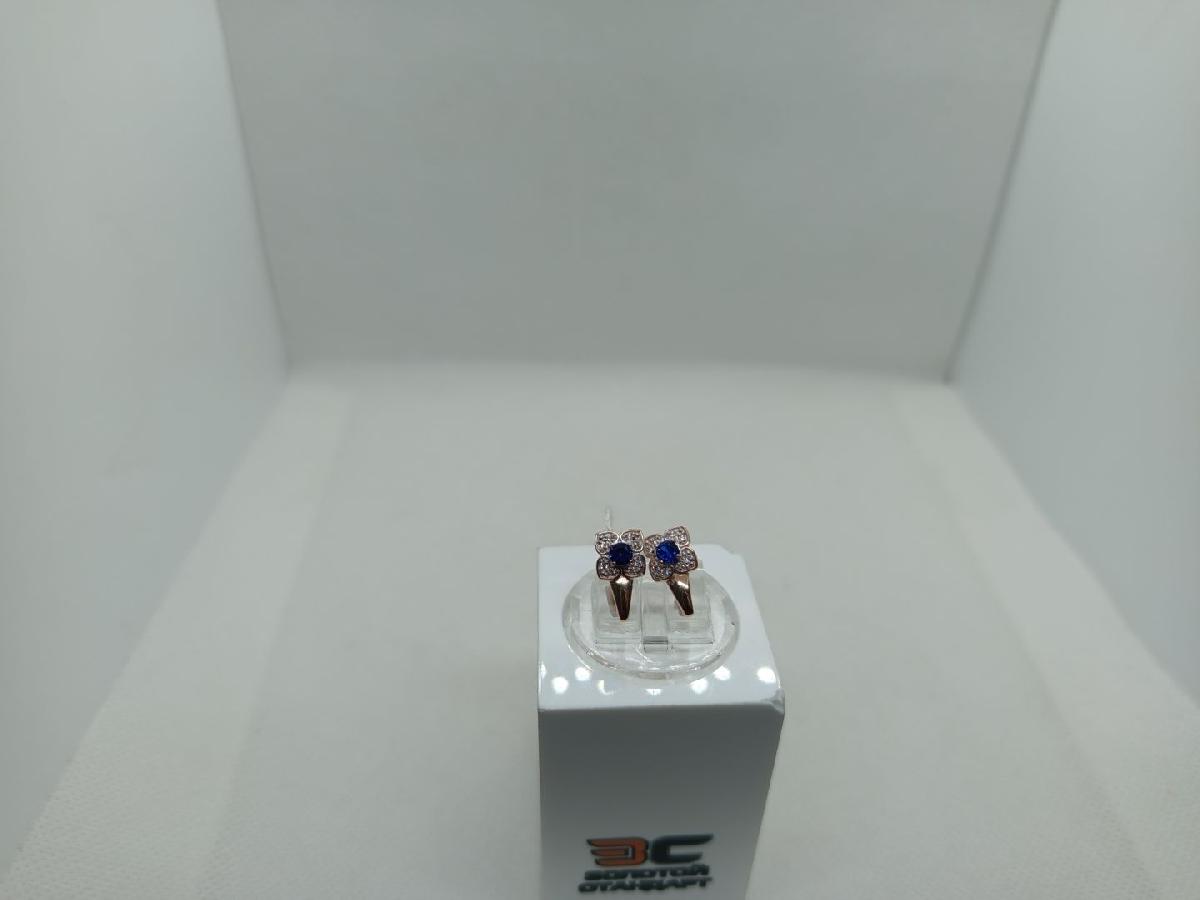 СЕРЬГИ С КАМНЯМИ (Au 585)