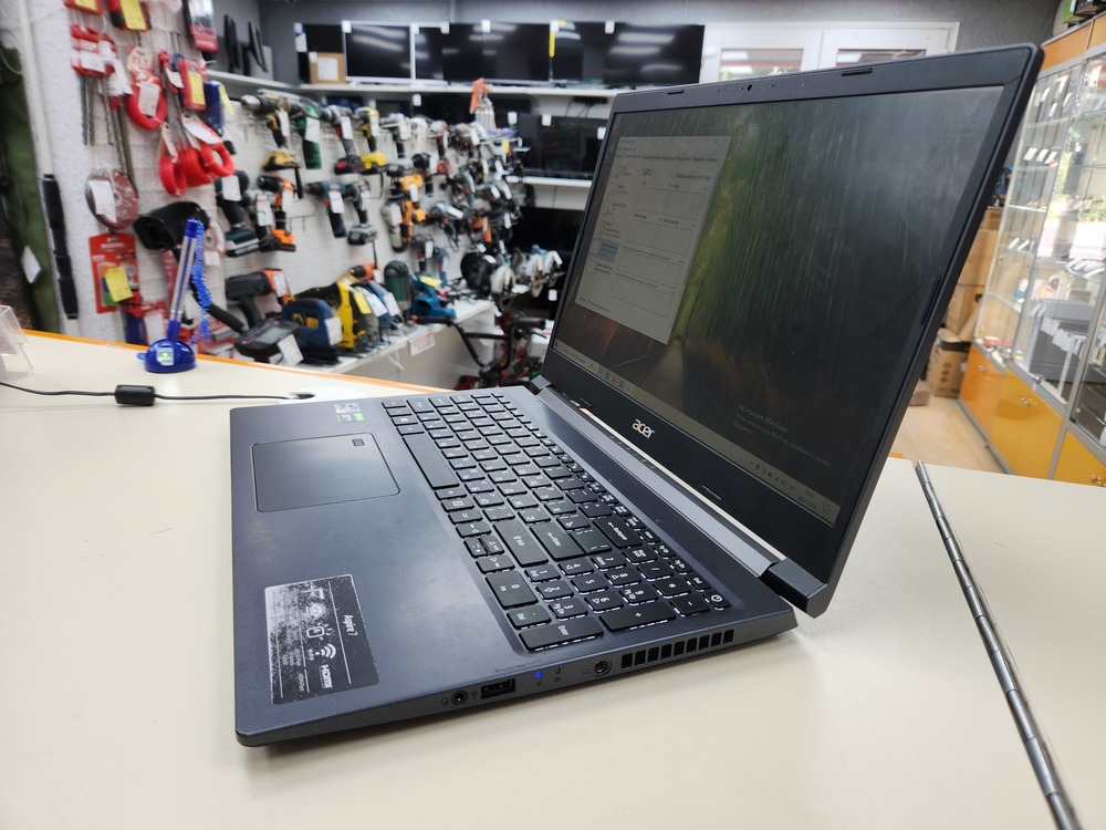 Ноутбук Acer; Ryzen 5-5500U, GeForce GTX 1650, 8 Гб, 256 Гб, Нет