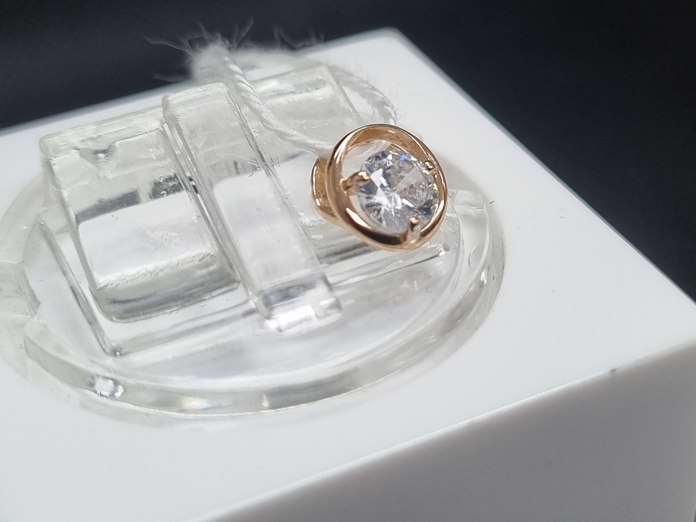 ПОДКМ585 ПОДВЕСКА С КАМНЕМ (Au 585)