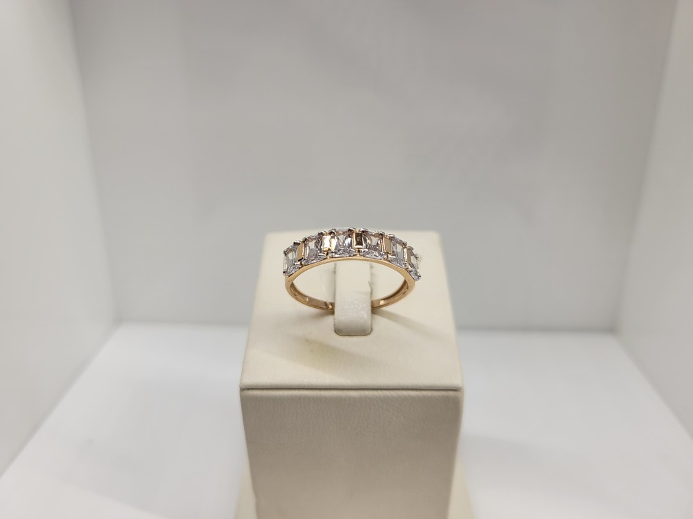 КОЛЬЦО С КАМНЯМИ (Au 585)