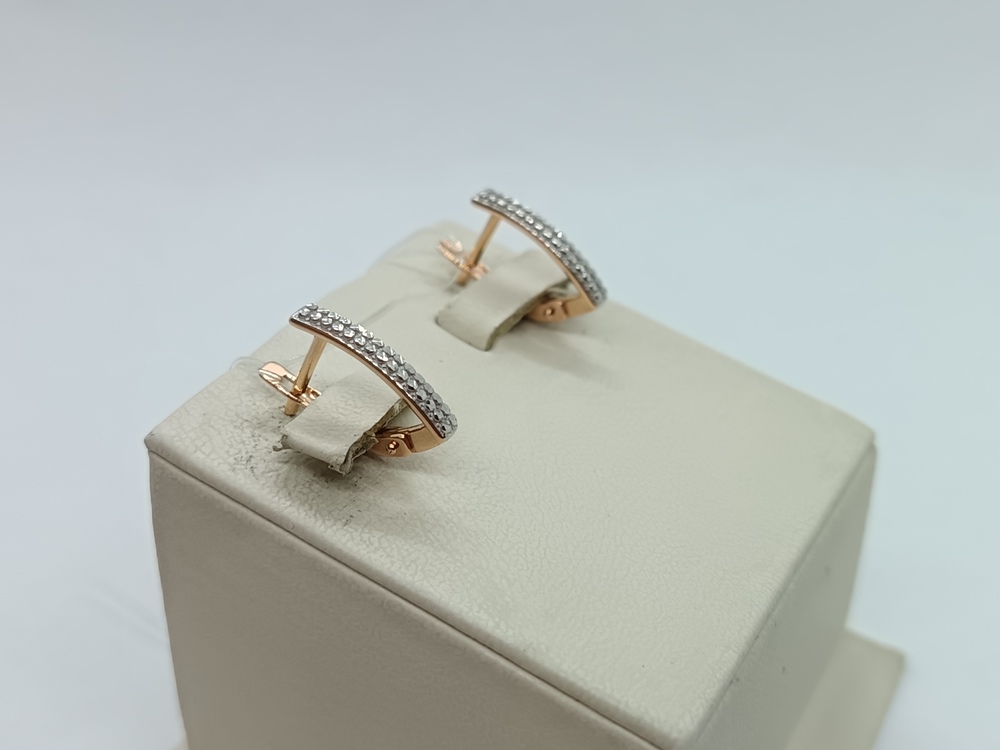 СЕРЬГИ БЕЗ КАМНЯ (Au 585)