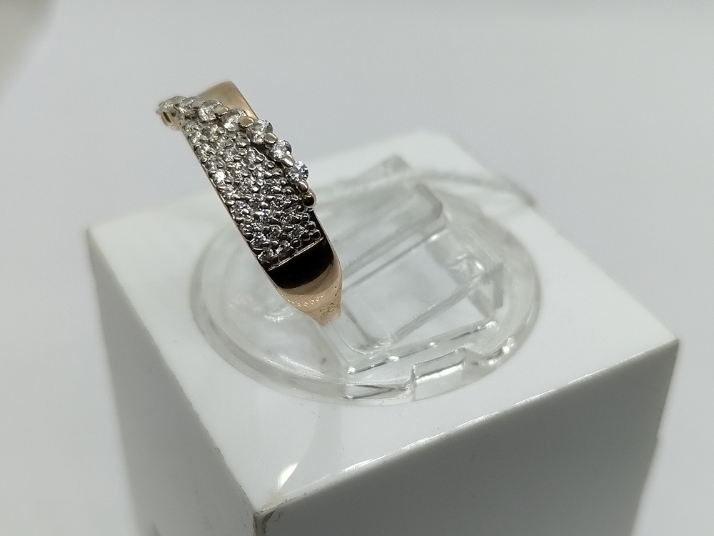 КОЛКМИ585 КОЛЬЦО С КАМНЯМИ (Au 585)