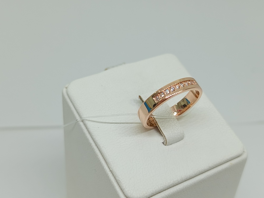 КОЛЬЦО Обручальное БРИЛЛИАНТ (Au 585)