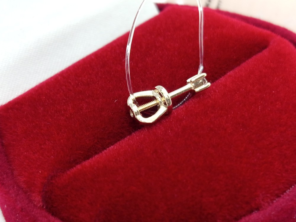 СЕРЬГИ ПУСЕТА бриллиант (Au 585)