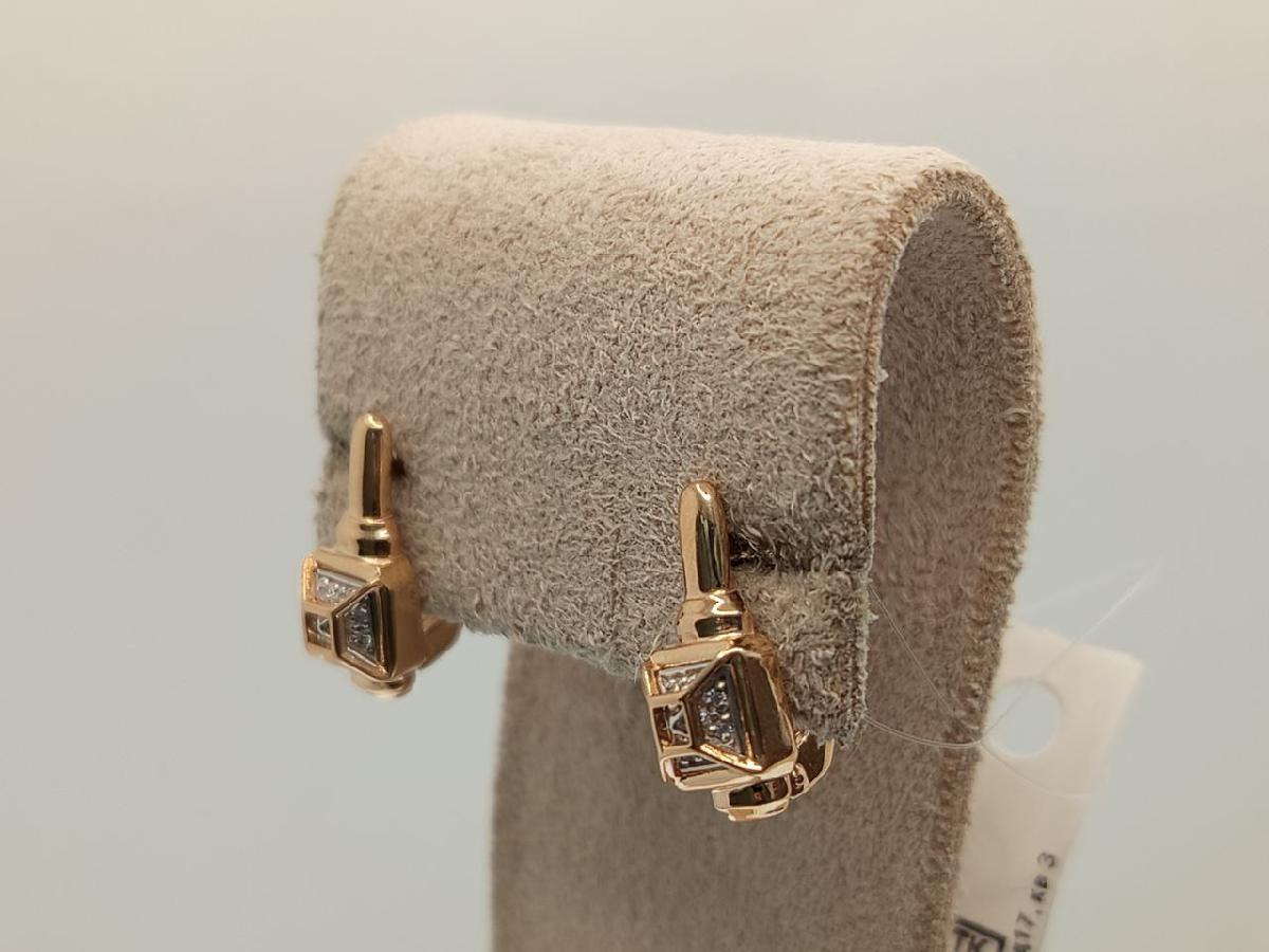 СЕРЬГИ С КАМНЯМИ (Au 585)